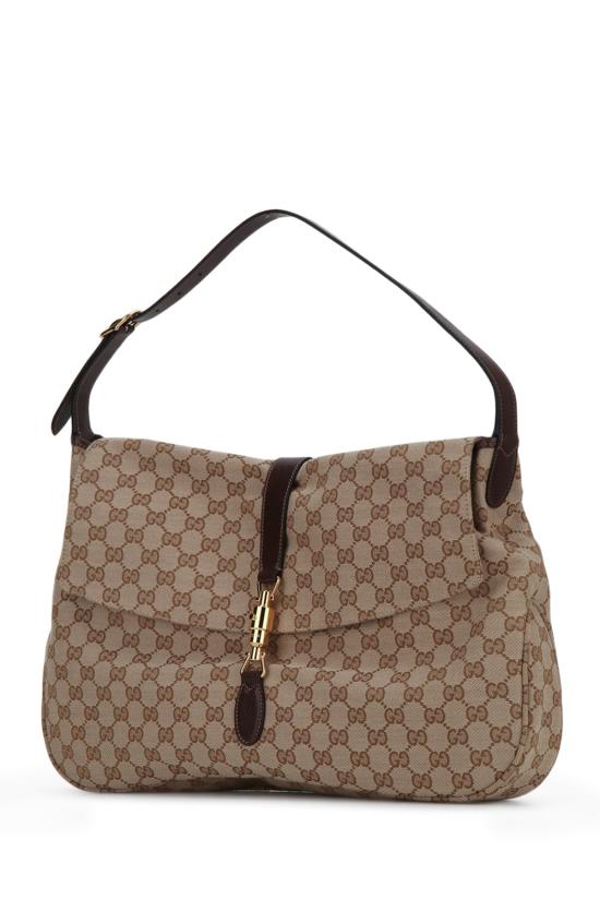 26FW 구찌 재키 플랩 라지 크로스백 A005ZIFAGGX 9651 DKBROWN - GUCCI