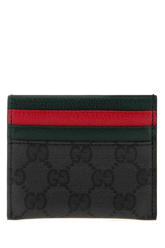 26FW 구찌 GG 캔버스 웹 카드 슬롯 카드 케이스 A0071BFAGI8 1081 BLACK