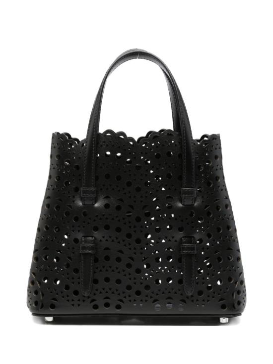26FW 알라이아 비엔 웨이브 럭스 카프스킨 미나 20 백 AA1S06720I251 999 BLACK