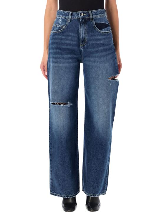 26FW 아이콘데님 데님 팬츠 POPPYID804 DEEP BLUE MID DARK BLUE
