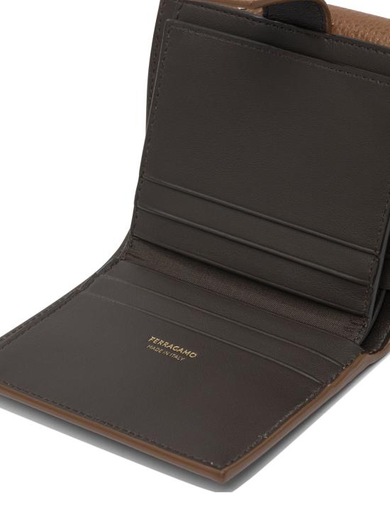 26FW 살바토레 페라가모 명함지갑 간치니 지갑 & 카드 홀더 브라운 - SALVATORE FERRAGAMO