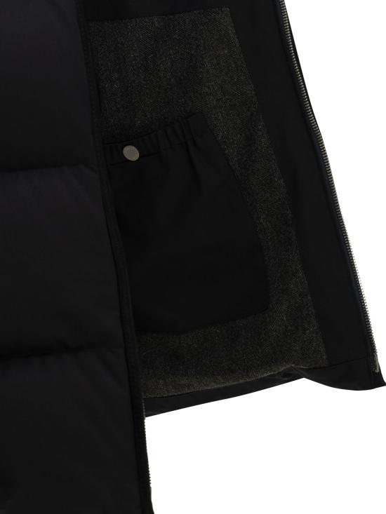 26FW 에르메네질도제냐 자켓 짧은 다운 재킷, 재킷 및 코트, 파란색 - ERMENEGILDO ZEGNA