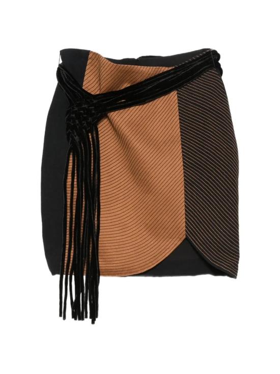 26FW 로산나 오캄포 스커트 RO436CAMELNERO Black