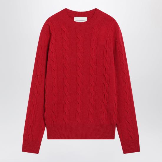 26FW 아미 긴팔 티셔츠 UKS880KN0189 Red