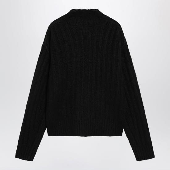 26FW 릭 오웬스 긴팔 티셔츠 RR02F4678RIBWSE Black - RICK OWENS