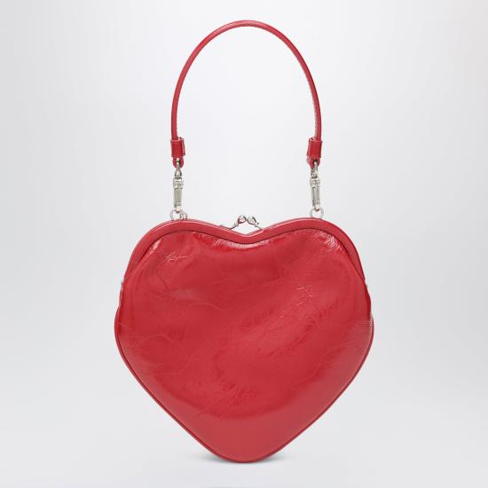 26FW 비비안웨스트우드 벨 하트 프레임 퍼스 4B01000CWL00EO Red - VIVIENNE WESTWOOD
