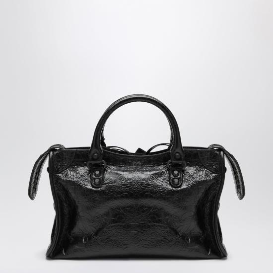 26FW 발렌시아가 르 시티 백 스몰 8657622ACFH Black - BALENCIAGA