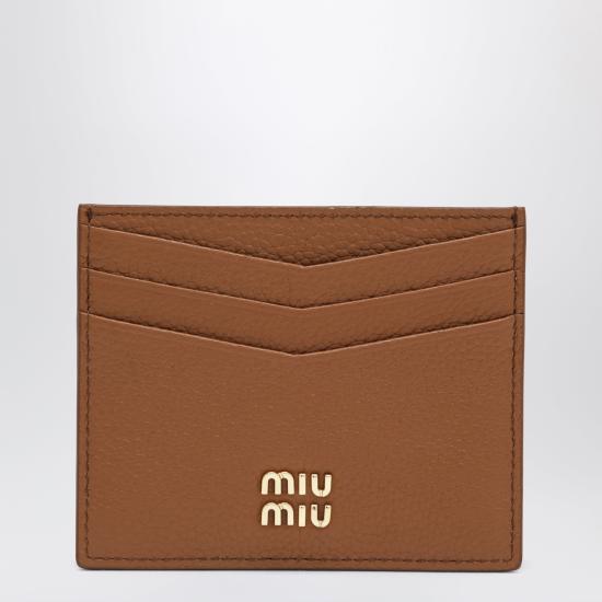 26FW 미우미우 나파 카드 지갑 5MC002ADT7 Brown