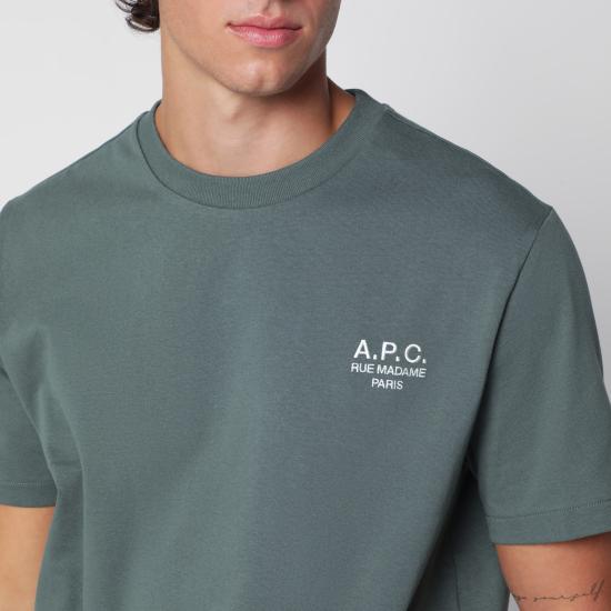 26FW 아페쎄 루 마담 스탠다드 티셔츠 COHBU M26388UCO Green - A.P.C.
