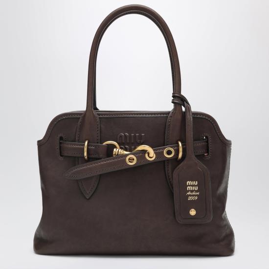 26FW 미우미우 토트백 5BA292OON2BBL Brown