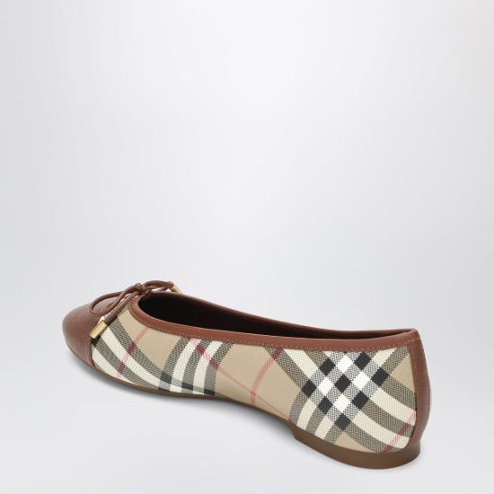 26FW 버버리 플랫 슈즈 8132349179720 Beige - BURBERRY