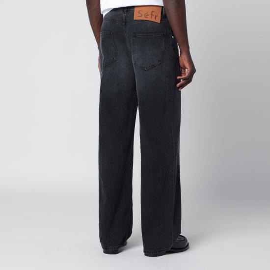 26FW 세퍼 데님 팬츠 MSS26RELAXEDDE Black - SEFR