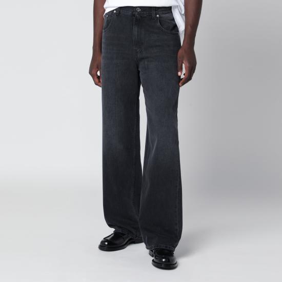 26FW 세퍼 데님 팬츠 MSS26RELAXEDDE Black