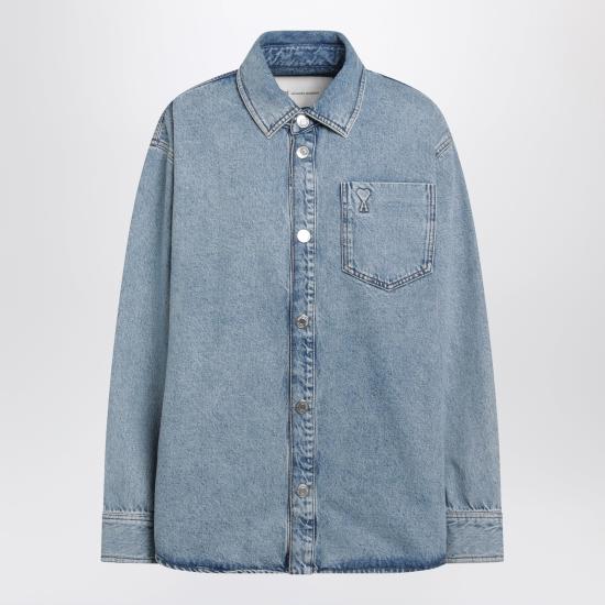 26FW 아미 셔츠 UJK918DE0046 Blue