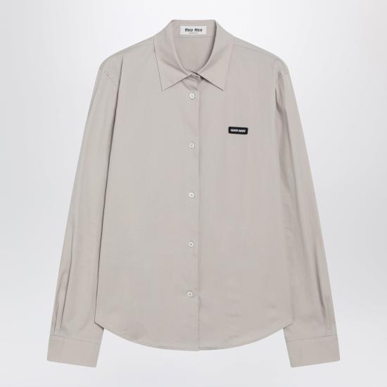 26FW 미우미우 포플린 스트레치 셔츠 MK2061OOO6472 White