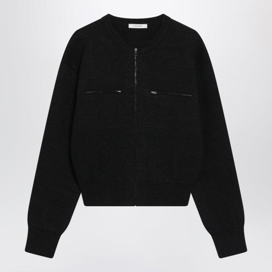 26FW 르메르 알파카 울 지퍼 가디건 OW1279LK1065 Black