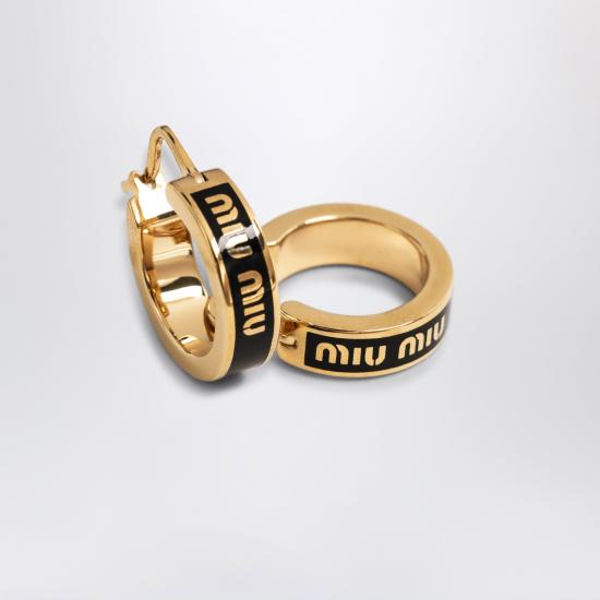 26FW 미우미우 주얼리 5IO1032F6T Black - MIU MIU