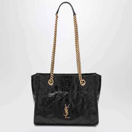 26FW 생로랑 니키 스몰 쇼핑백 8726800EN07 Black