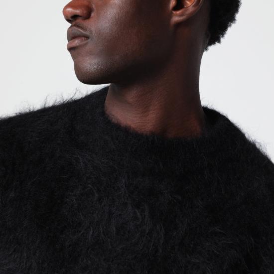 26FW 세퍼 긴팔 티셔츠 MFW24HARUWO Black - SEFR