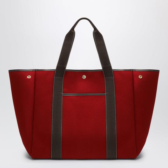 26FW 휘 드 베르누이 토트백 TRAVERSEELPOCKETWO Red - RUE DE VERNEUIL