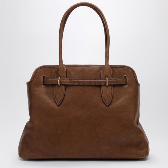 26SS 미우미우 아방뛰르 나파 레더 백 5BG291OON2BBL Brown - MIU MIU