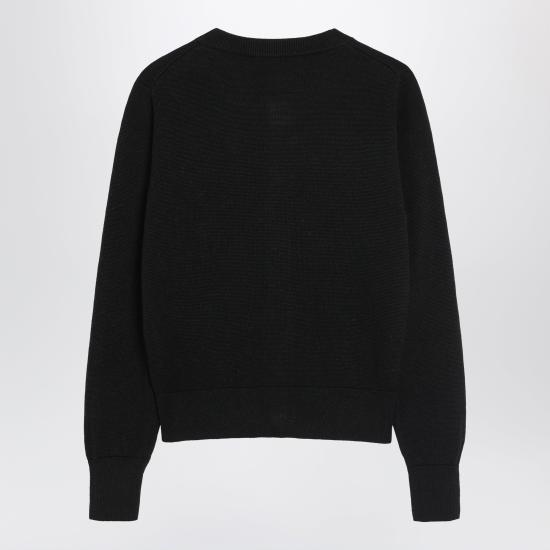 26SS 아미 크루넥 울 가디건 FKC361001 Black - AMI
