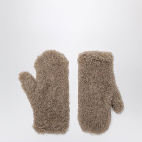 26FW 막스마라 장갑 MXAOMBRATO4WO Brown