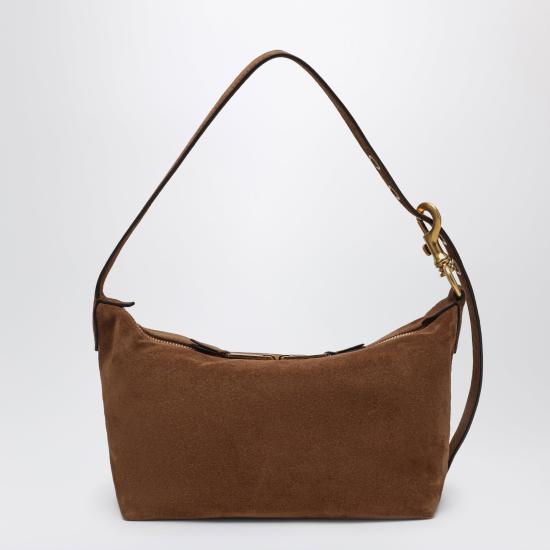 26FW 미우미우 스웨이드 스피릿 레더 백 5BC216OOO2CSS Brown - MIU MIU