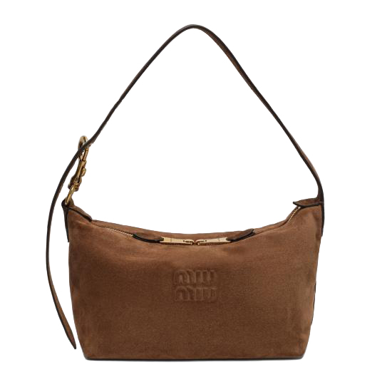 26FW 미우미우 스웨이드 스피릿 레더 백 5BC216OOO2CSS Brown