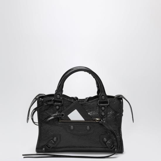 26FW 발렌시아가 르 시티 백 8657632ACFH Black