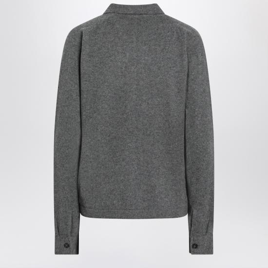 26FW 토템 긴팔 티셔츠 243 WRT0347YA0016 Grey - TOTEME