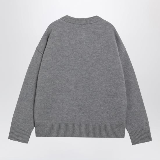 26FW 아미 ADC 크루넥 가디건 UKC368U018 Grey - AMI