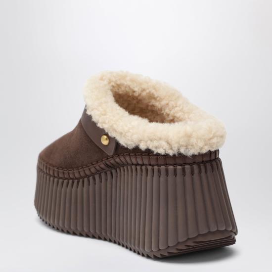 26FW 끌로에 부츠 CH25W13CTX Brown - CHLOE