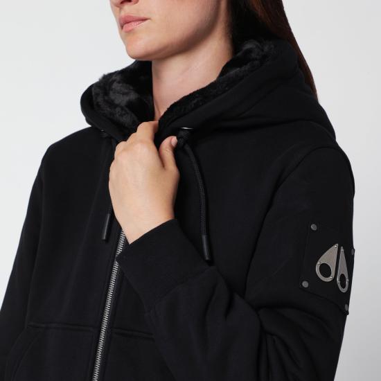 26FW 무스너클 긴팔 티셔츠 M36LS636CO Black - MOOSE KNUCKLES