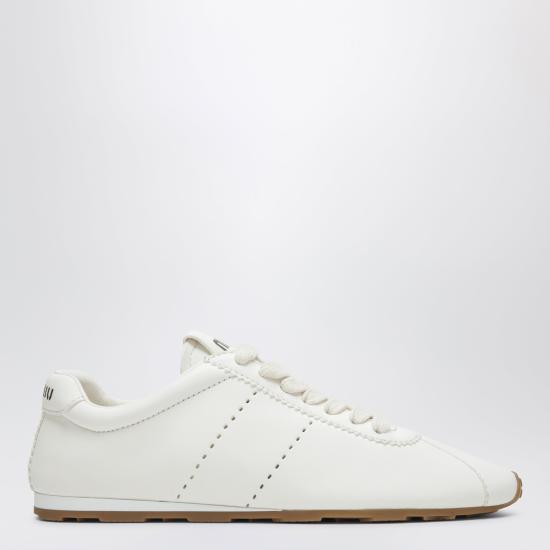 26FW 미우미우 플룸 블리치 스니커즈 5E114E005038 White