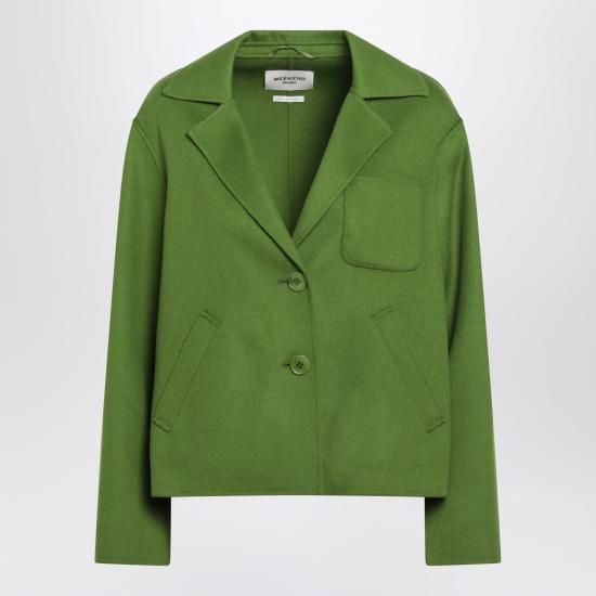 26FW 위켄드막스마라 코트 WKDPELOTAWO Green