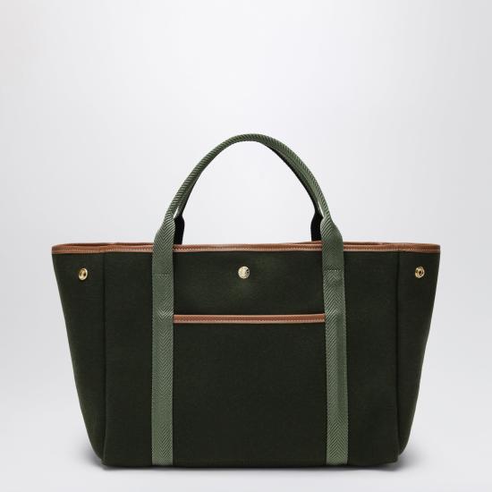 26FW 휘 드 베르누이 토트백 TRAVERSEEMPOCKETRWO Green - RUE DE VERNEUIL