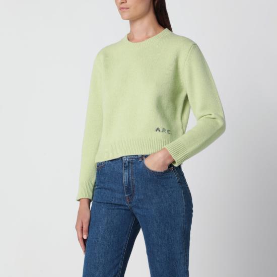26FW 아페쎄 긴팔 티셔츠 WOASW F23498WO Green