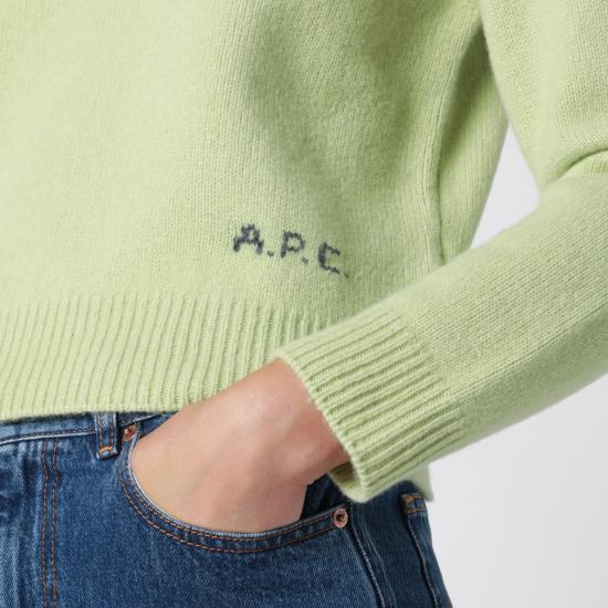 26FW 아페쎄 긴팔 티셔츠 WOASW F23498WO Green - A.P.C.