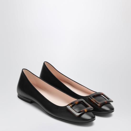 26FW 로저비비에 플랫 슈즈 RVW6683954091T Black - ROGER VIVIER