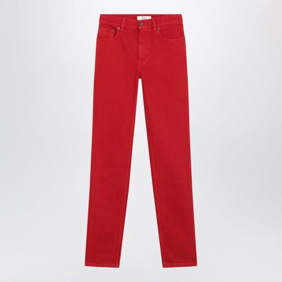26FW 끌로에 데님 팬츠 CH26WDP21159 Red