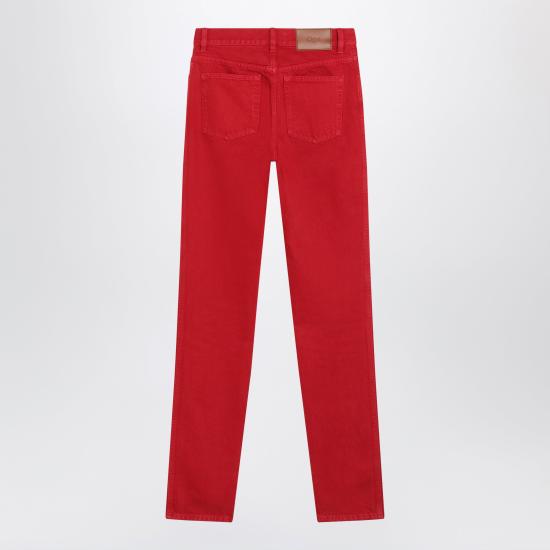 26FW 끌로에 데님 팬츠 CH26WDP21159 Red - CHLOE