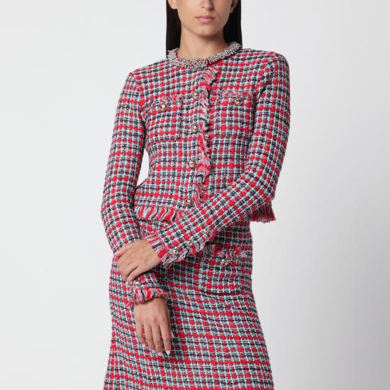 26FW 셀프 포트레이트 자켓 AW26 146JCO Red