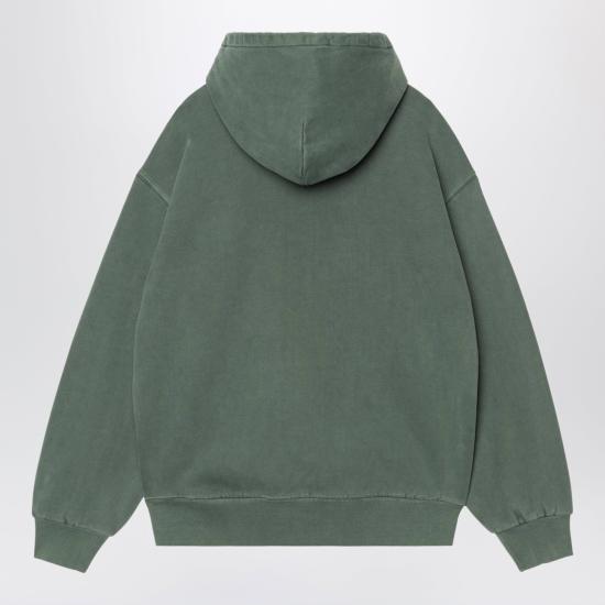 26FW 칼하트 WIP 비스타 후드 티셔츠 I029523CO Green - CARHARTT WIP