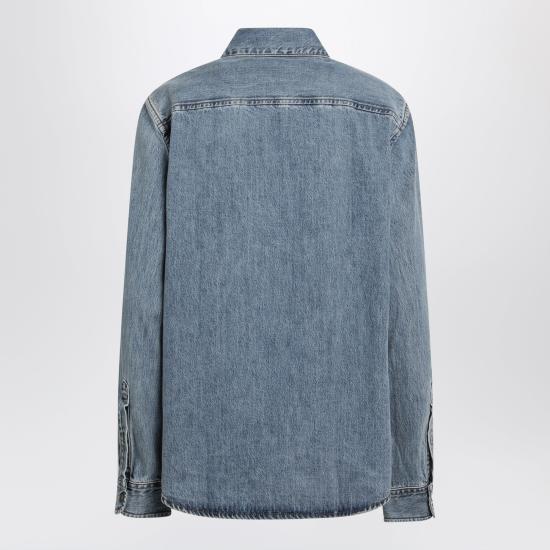 26FW 아미 데님 셔츠 USH786DDE0056 Blue - AMI