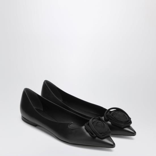 26FW 로저비비에 플랫 슈즈 RVW50243560VNV Black - ROGER VIVIER