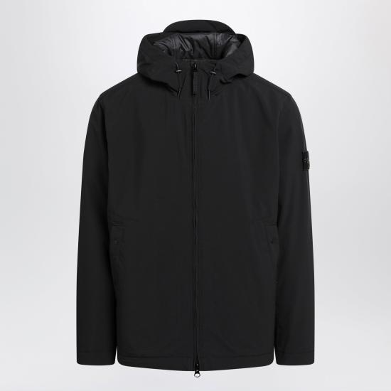 26FW 스톤 아일랜드 소프트 쉘 R E.다이 테크놀로지 윈드 앤 워터 레지스턴트 멤브레인 후드 자켓 S154100108S0A27 Black