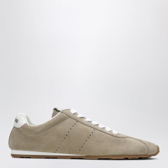26FW 미우미우 플룸 블리치 스니커즈 5E114E005054 Beige