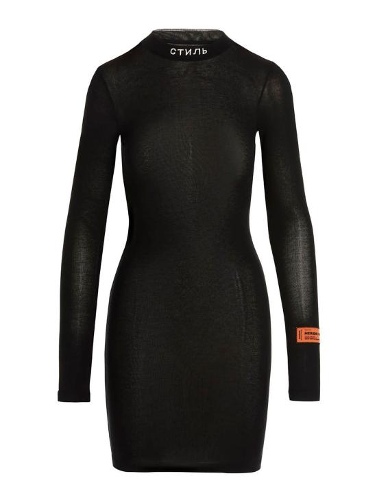  헤론 프레스톤 미디 원피스 HWDB058C99FAB0011000 BLACK