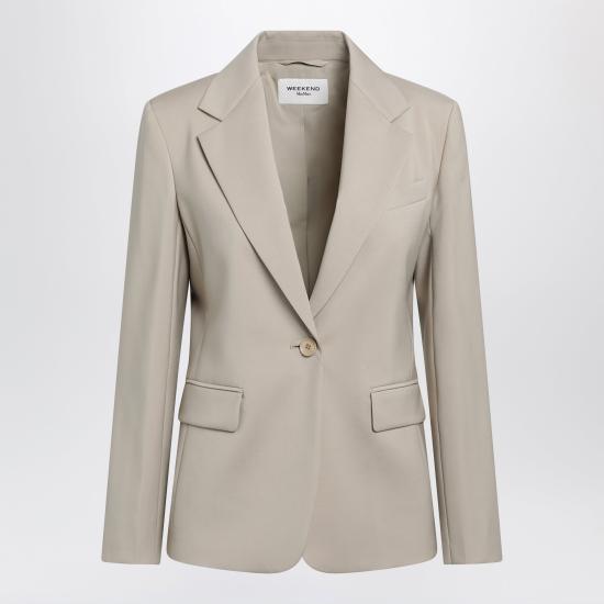26FW 위켄드막스마라 자켓 WKDLAMINEWO Beige